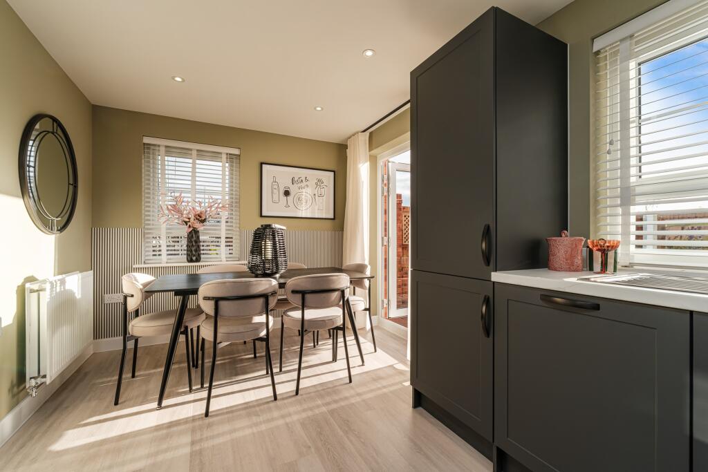Interior view of the kitchen &amp; dining space in our Moresby home