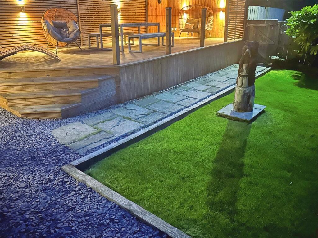 Decked Patio Night