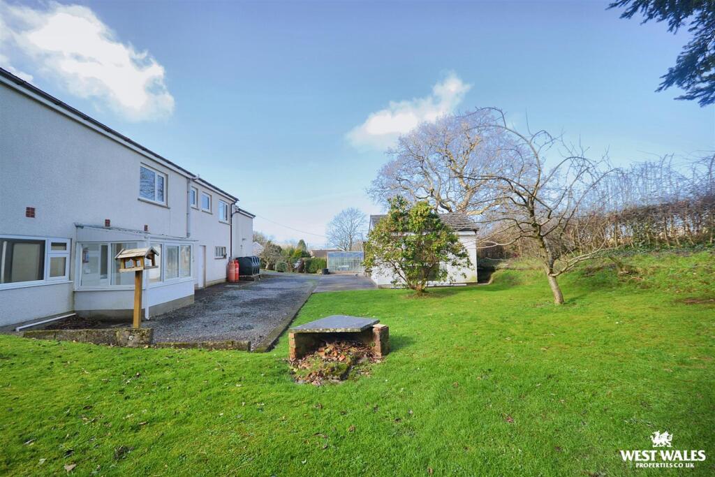 Rear of property