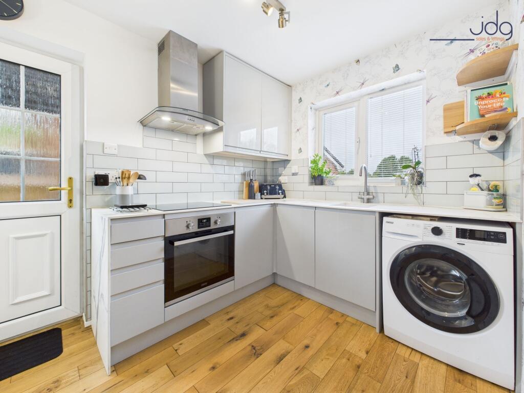 Kitchen with Open Pantry