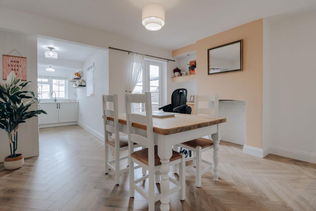 Open-plan dining area