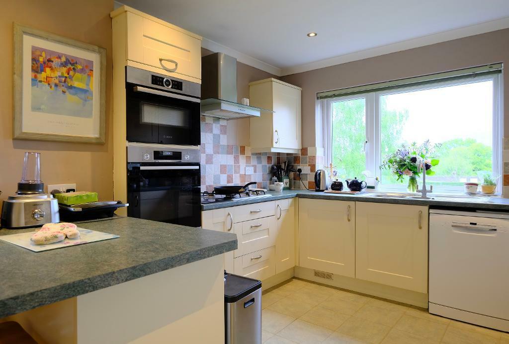 Country kitchen with lovely views