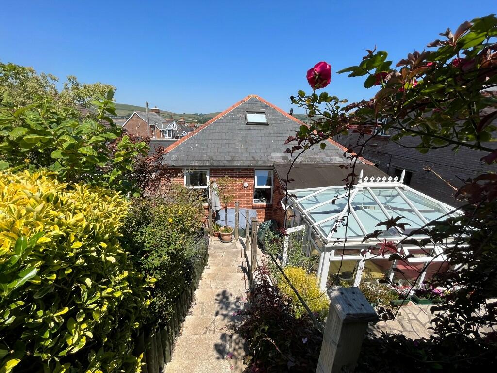 Rear of property