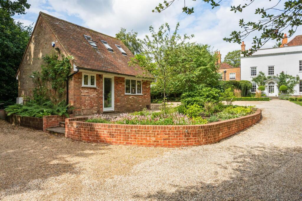 Driveway and garage studio