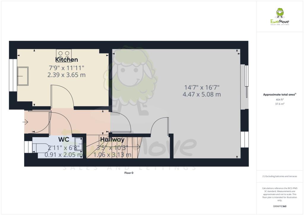 EweMove Basingstoke Highpath Way Floorplan