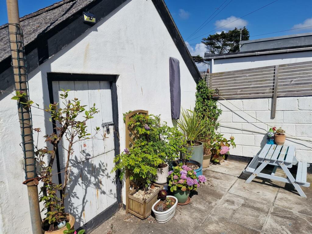 Patio and Garage.