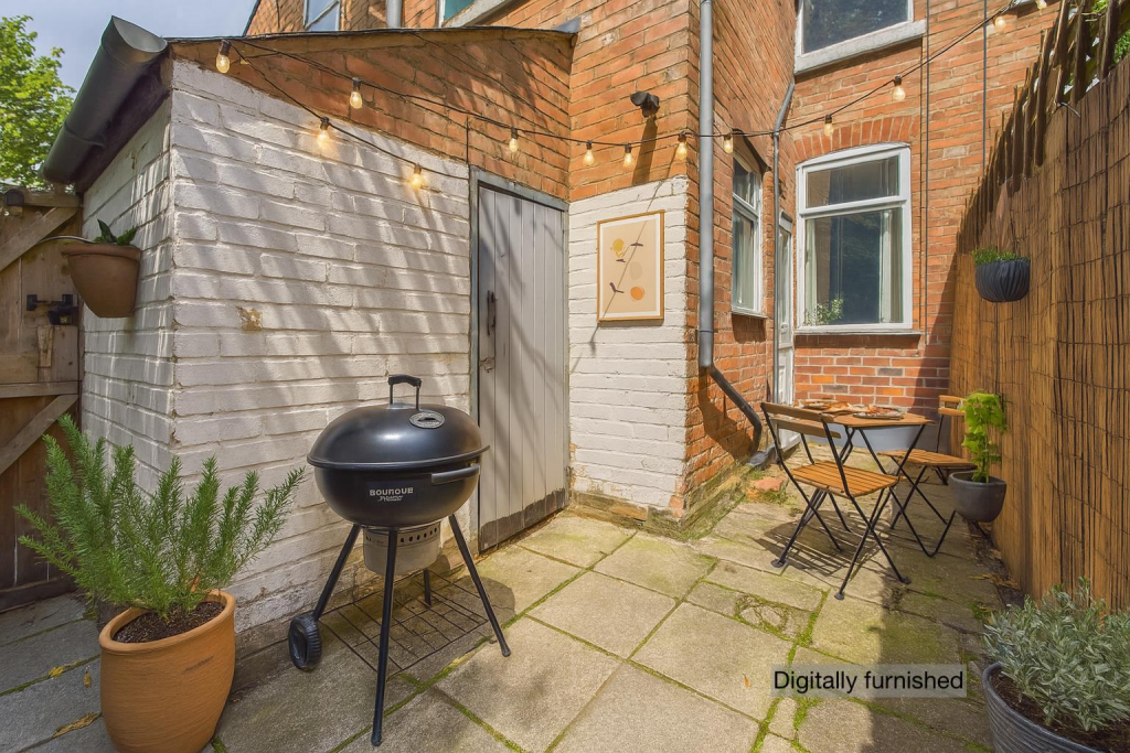 Digitally Staged Garden