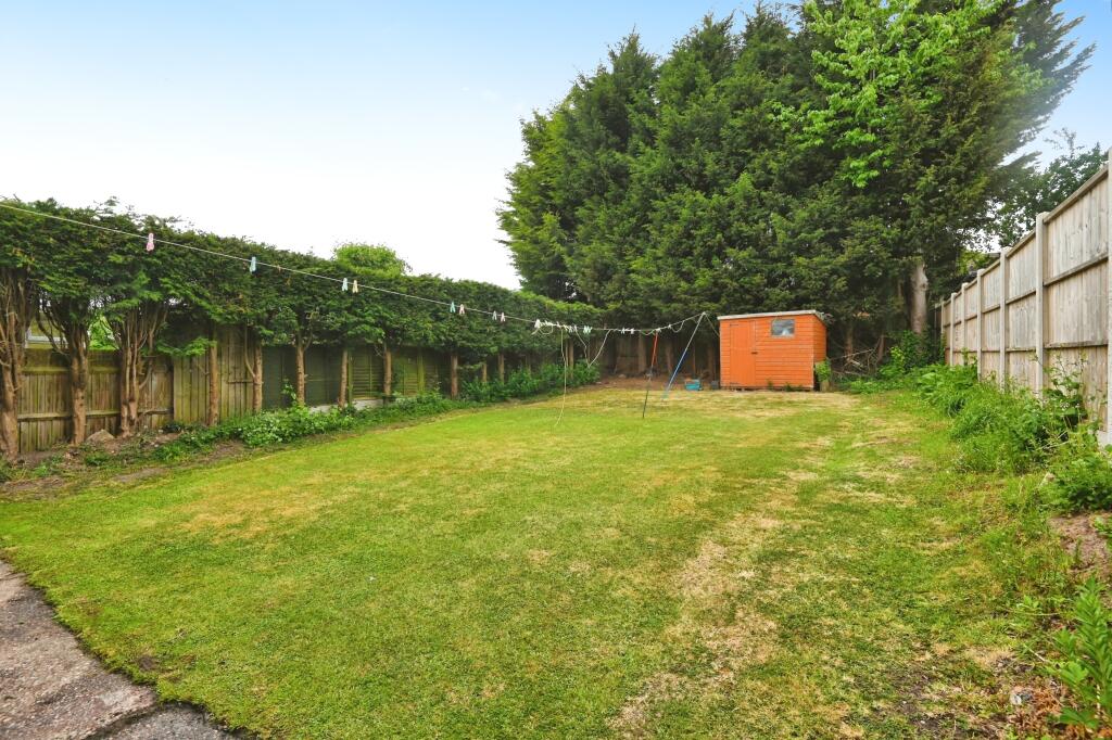 Rear garden