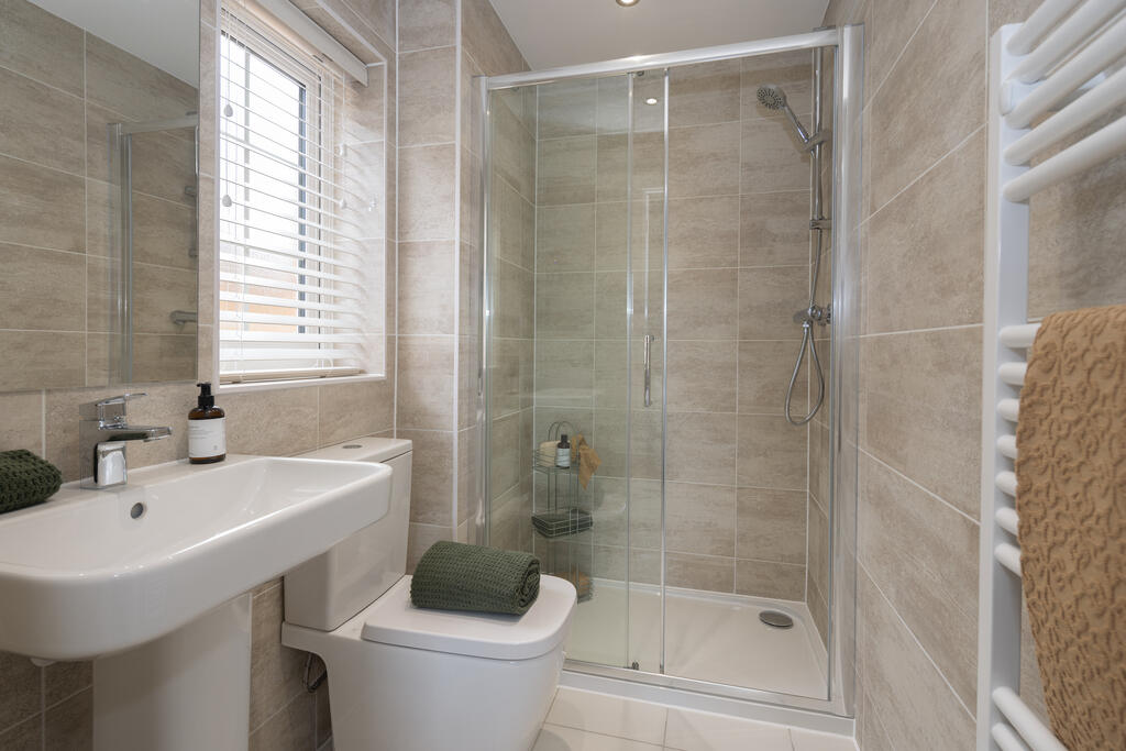 Internal shot of the en suite in the main bedroom in the holden