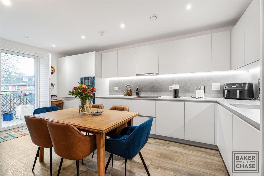 Open plan kitchen/living space