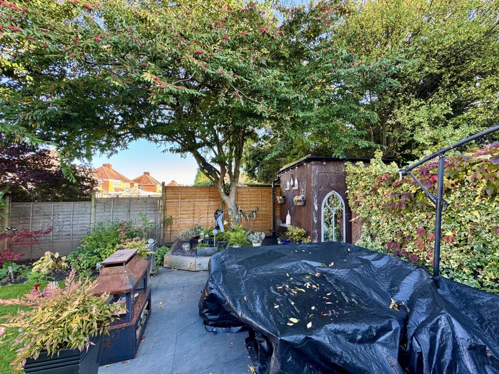 patio and garden