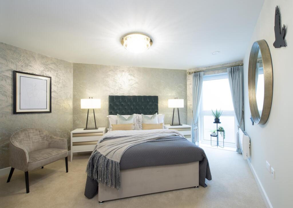 Show home master bedroom