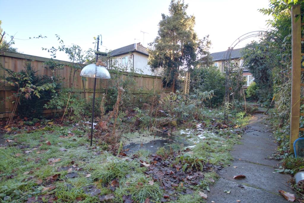 Part of the back garden