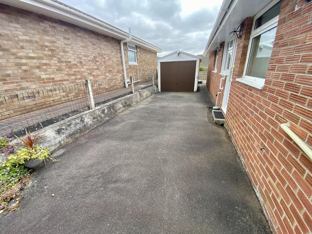 Driveway and garage