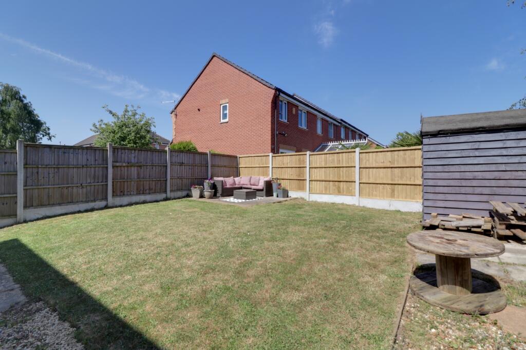 View of rear garden 