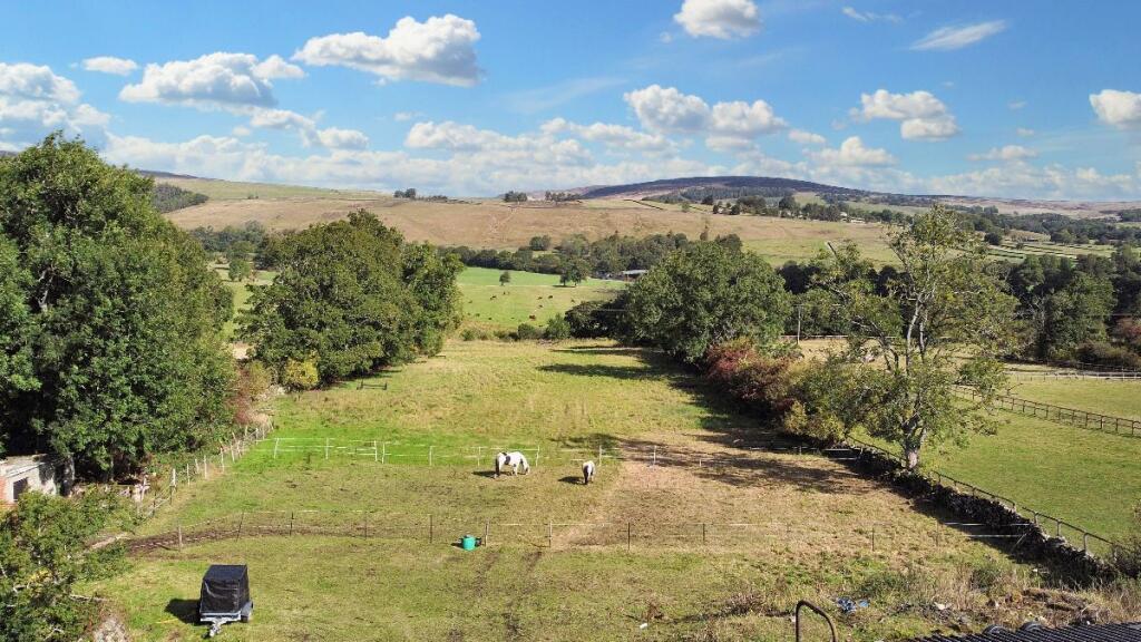 Elevated external of field and surrounding country