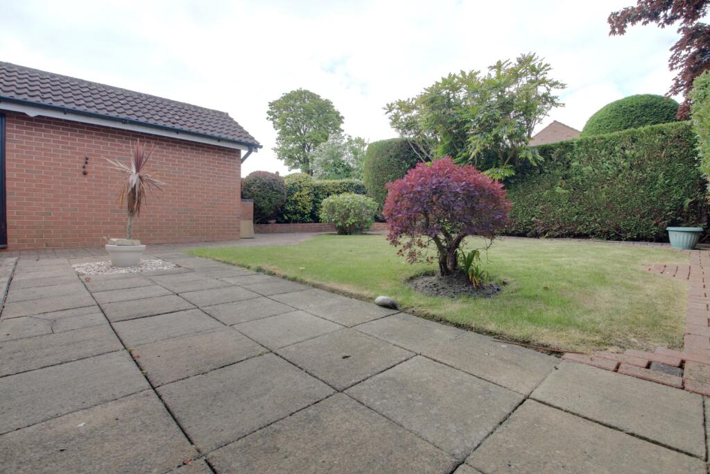 View of the back garden