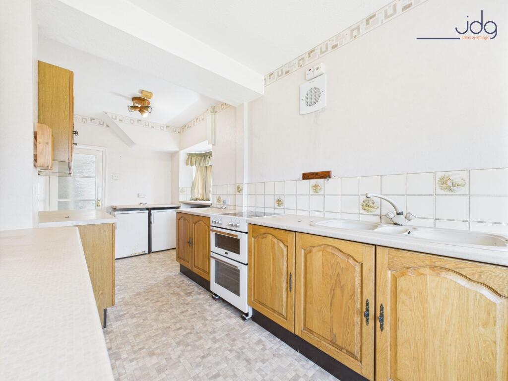 Kitchen with outside access to the rear garden