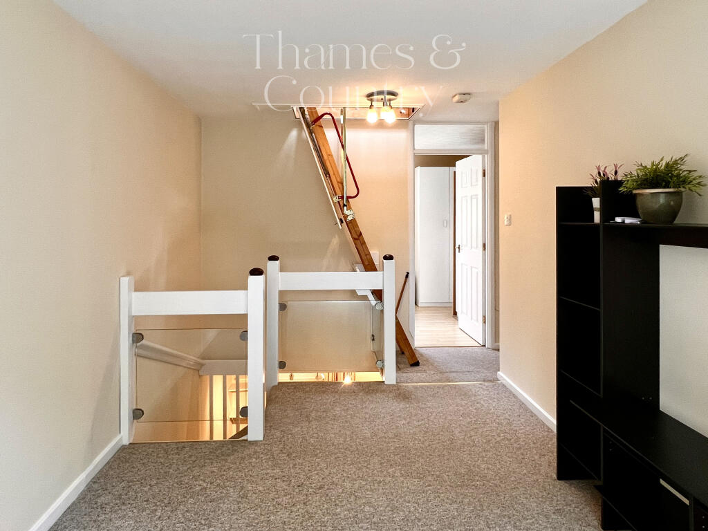 Stair to loft room