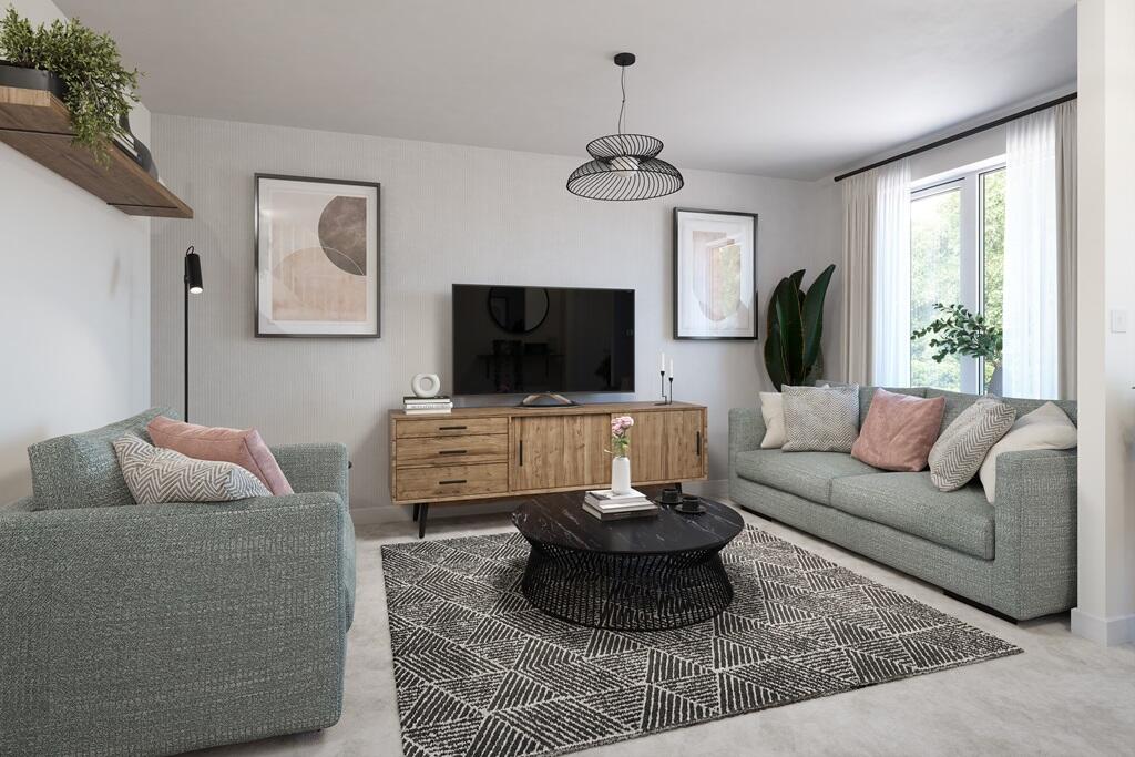 The cosy lounge is perfect for nights in