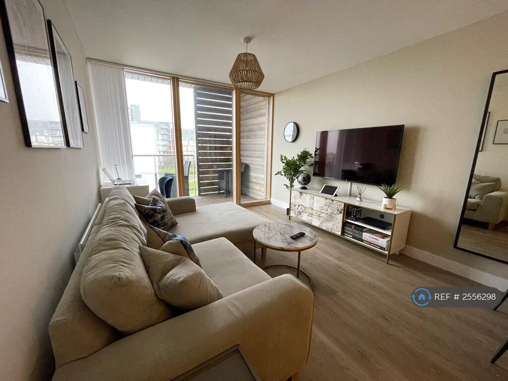 Furnished Living Room With Wfh Setup Provided