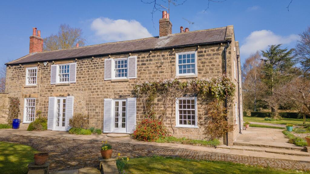 Rear of house