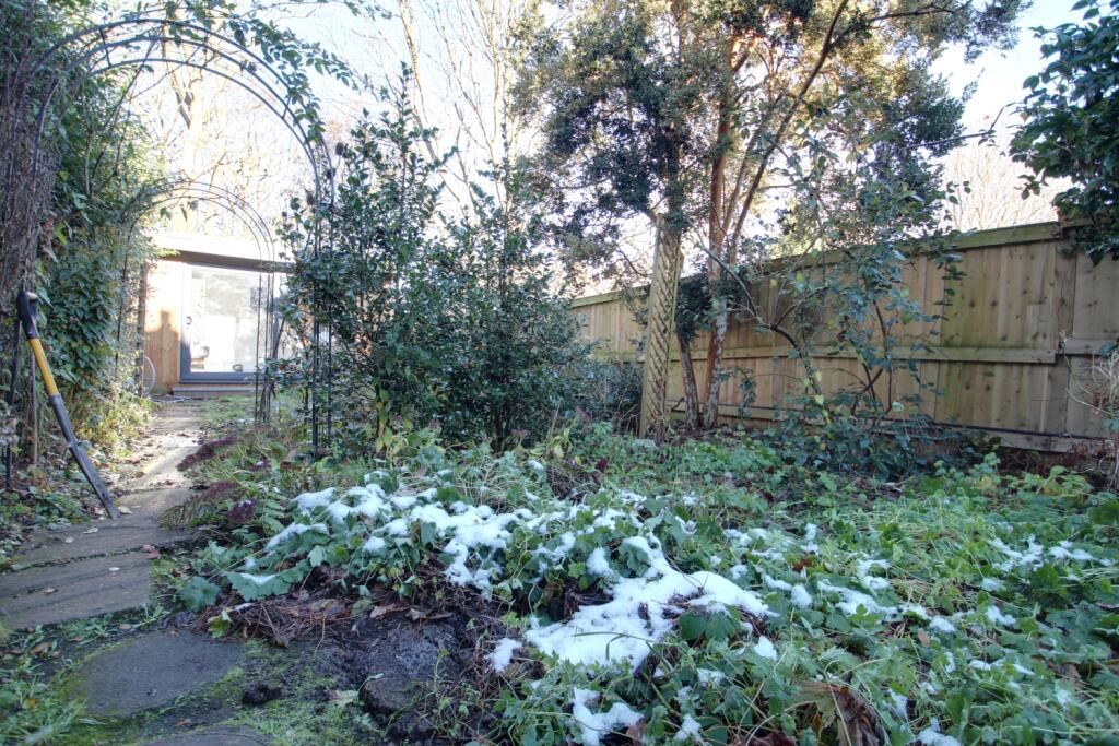 Part of the back garden