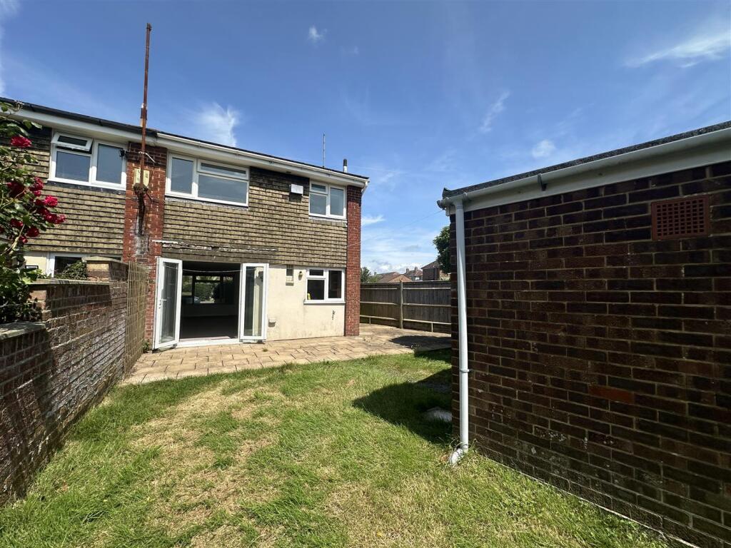 Rear of the property