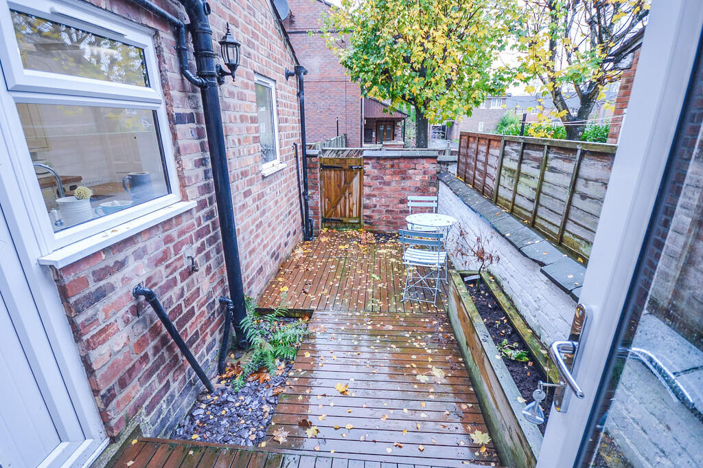 Rear Patio Garden...