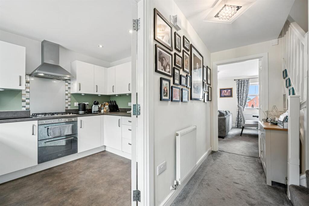 Entrance Hallway towards Kitchen and Lounge-Diner.