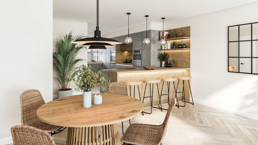 Example of kitchen area at Church Mead