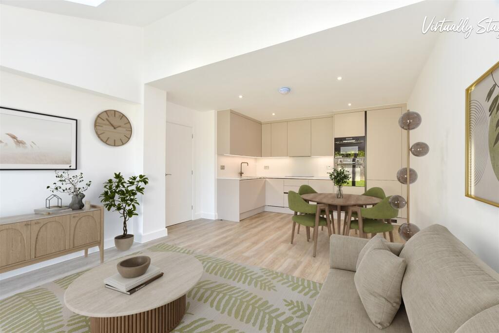 Lounge Kitchen Diner Staged