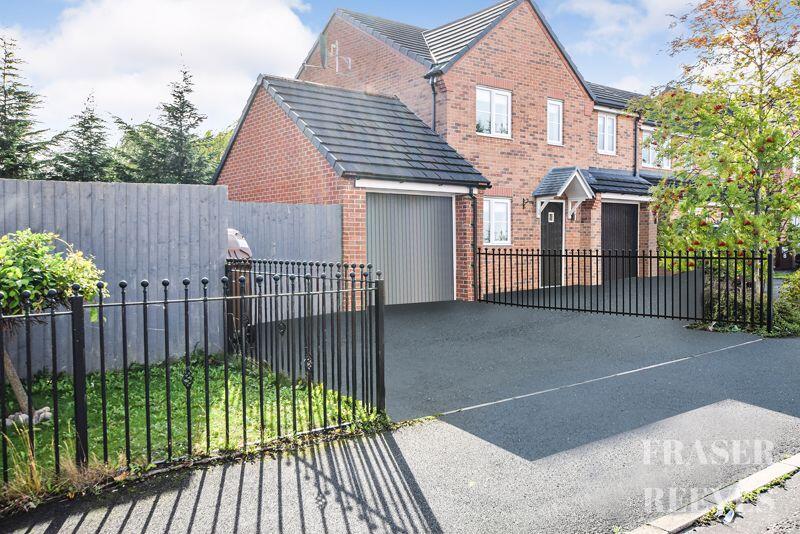 DOUBLE DRIVEWAY AND GARAGE