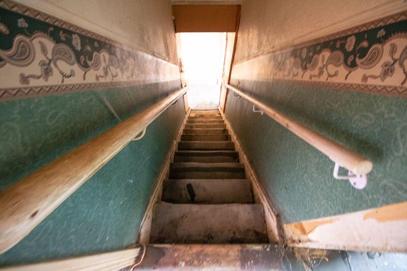 Stairwell to the upper floor