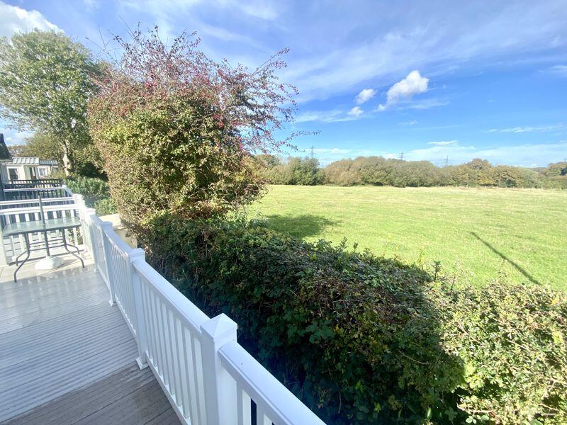 View from Decking