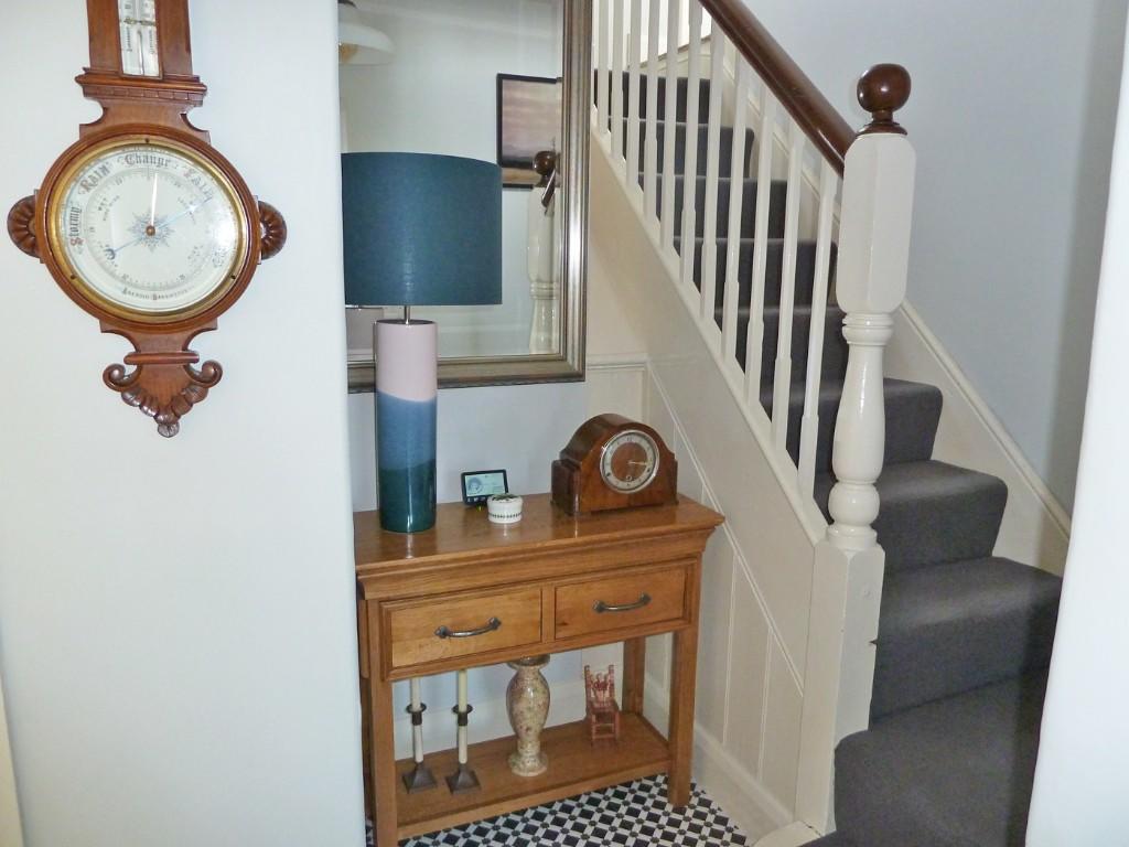 Stairs to landing