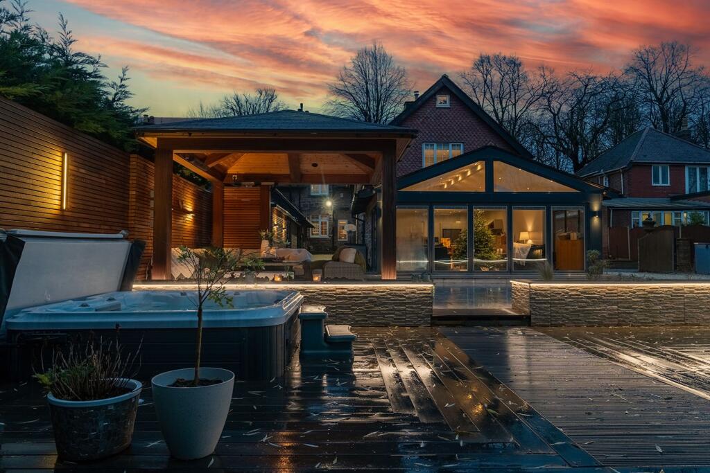 Landscaped rear garden