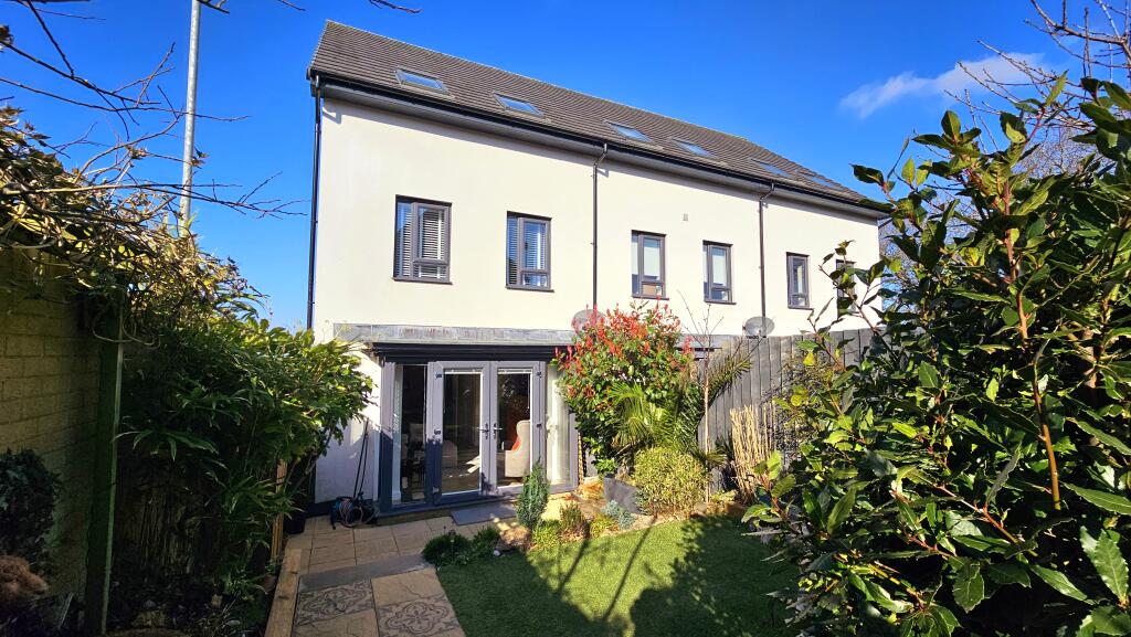 Rear of property