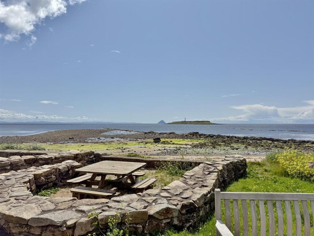 Communal grounds view to Pladda and Ailsa Craig