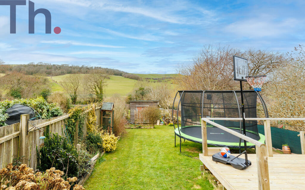 Rear Garden with Countryside Views