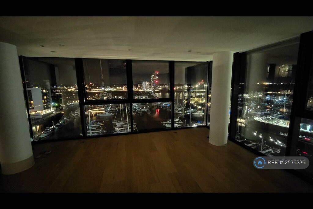 Waterfront View At Night