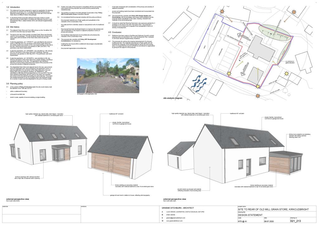 Building Plot at the Old Grain Store, Millburn Str