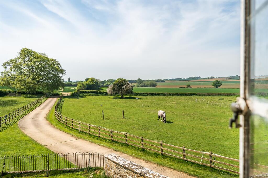 Front drive from the house