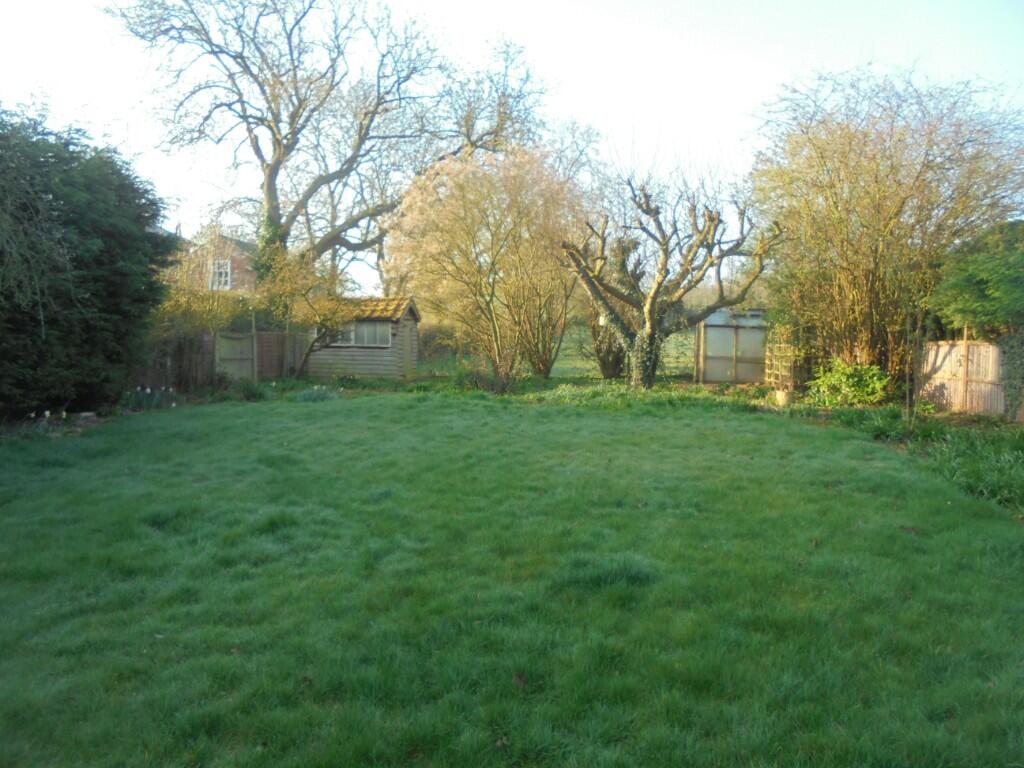 Rear garden