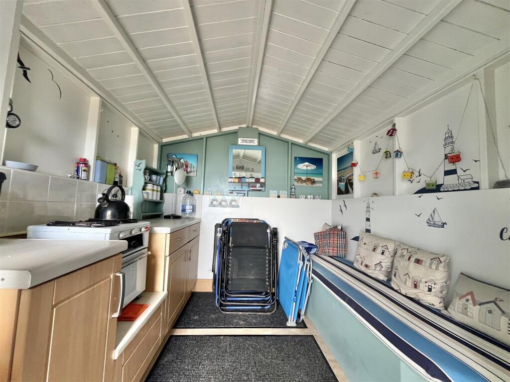 INTERNAL VIEW OF BEACH HUT