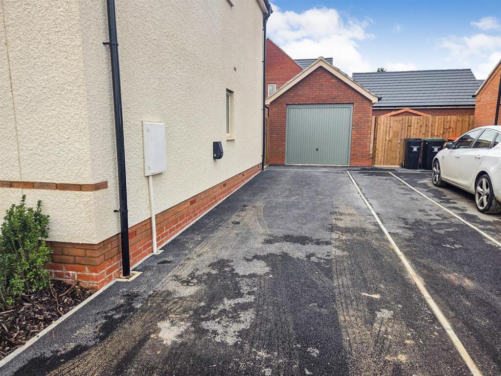 Driveway and garage