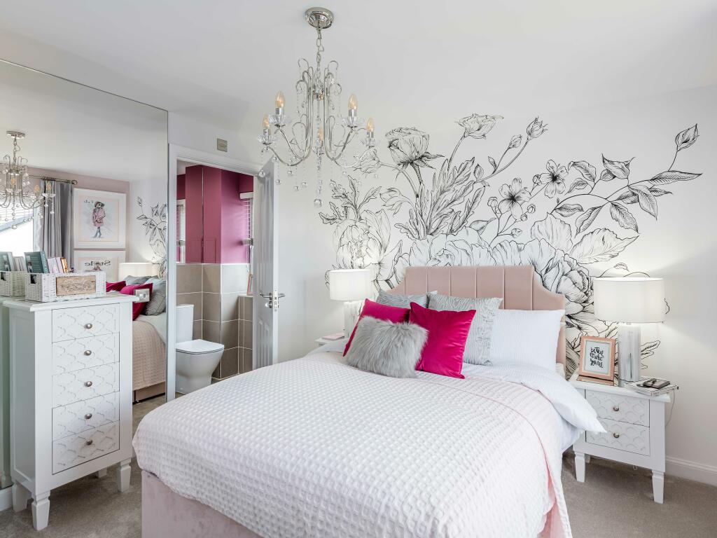 Image of bedroom in 4 bedroom Glenbervie house type at Cammo Meadows