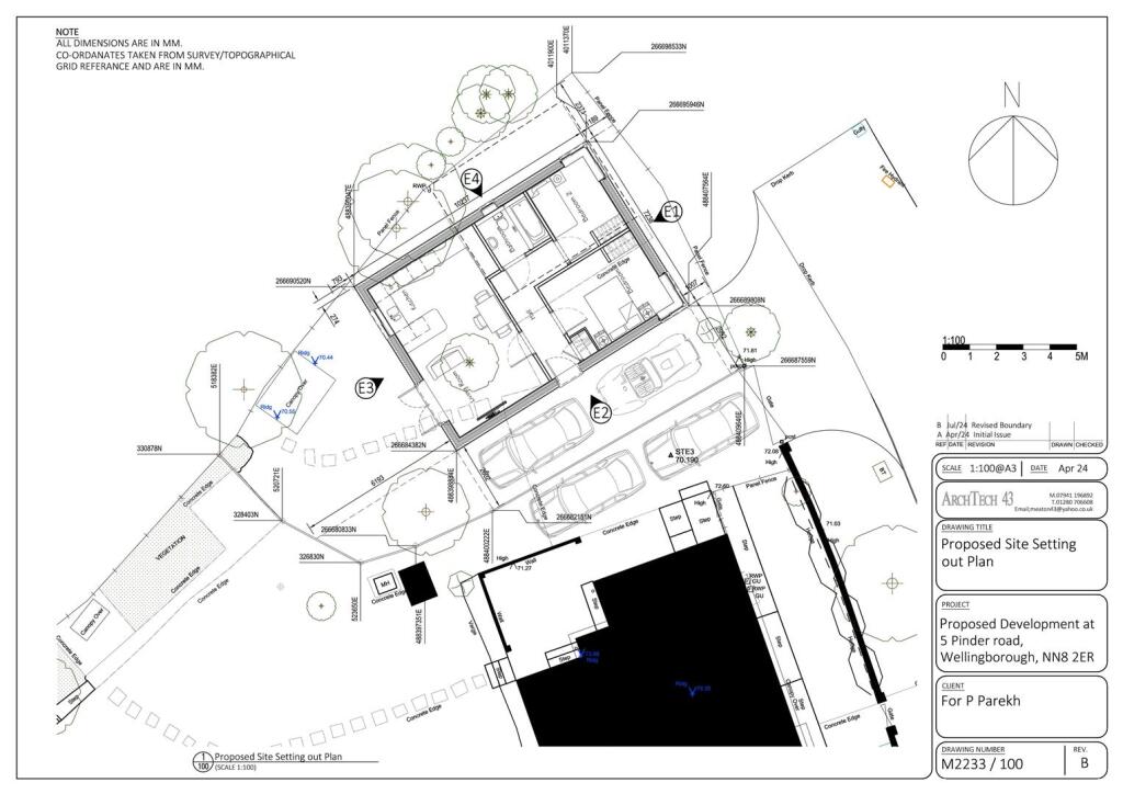 REVISED BOUNDRY - M2233-100 B Prop SO Plan 1-100 A