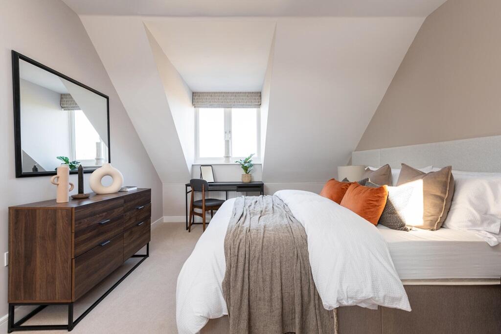 The impressive main bedroom occupies the second floor