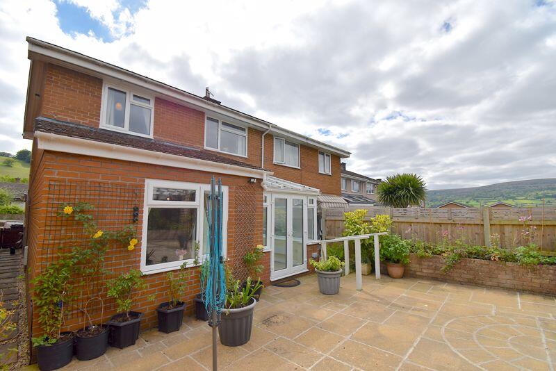 Rear elevation and garden